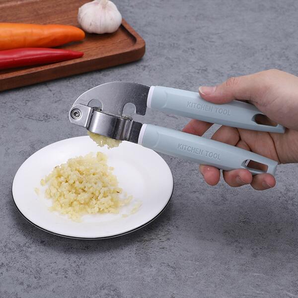 

1pc Stainless Steel Garlic Press, Multicolor