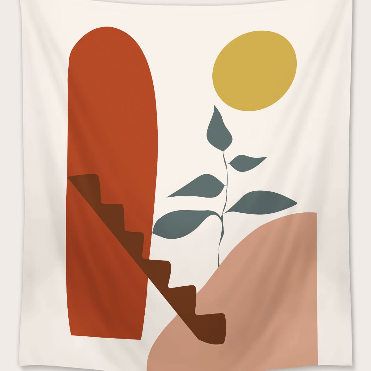 

Sun & Plants Tapestry, Multicolor