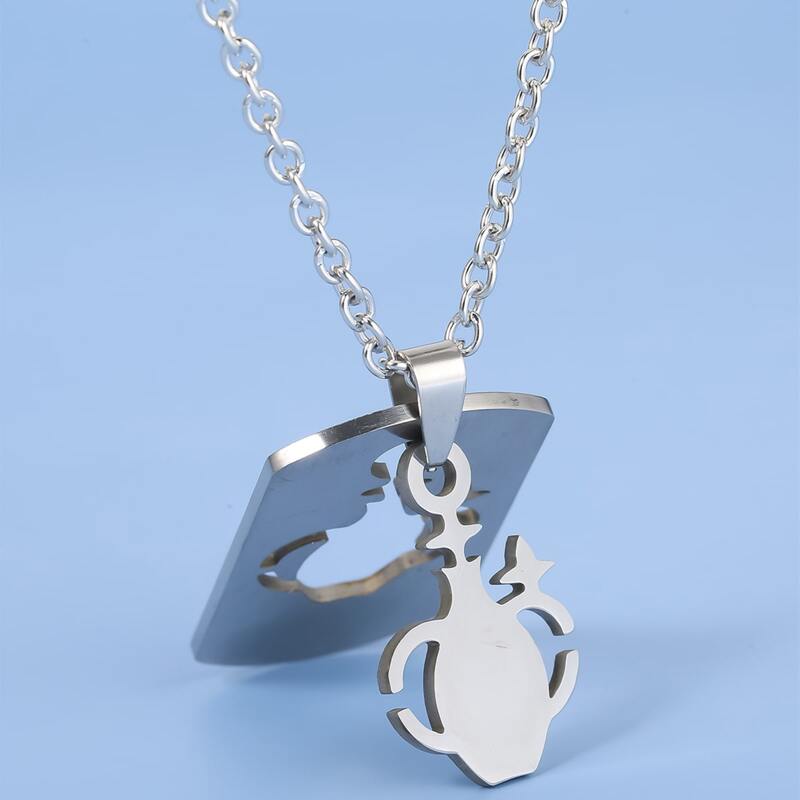 

Guys Constellation Pendant Necklace, Silver