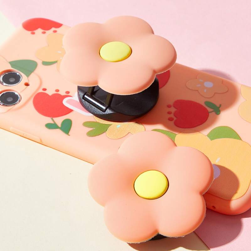

Floral Phone Case With Holder, Multicolor