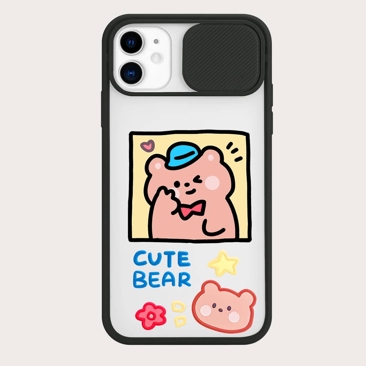 

Cartoon Bear Phone Case, Multicolor