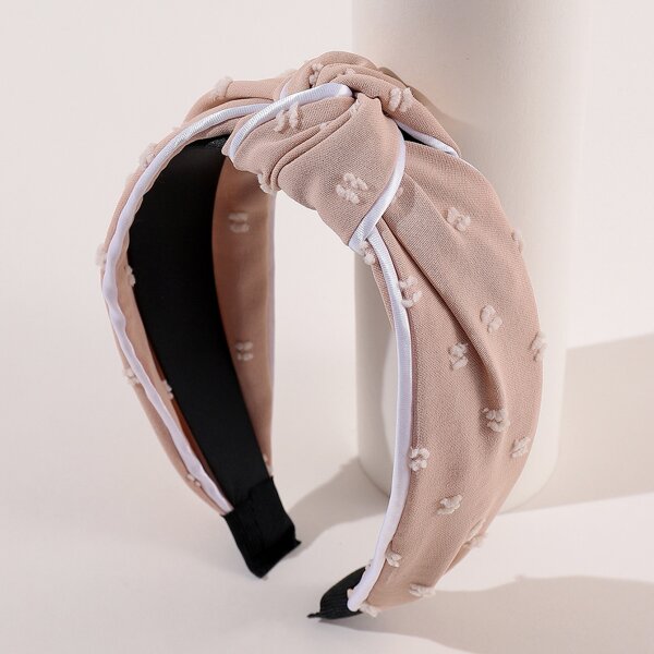 

Knot Design Headband, Beige