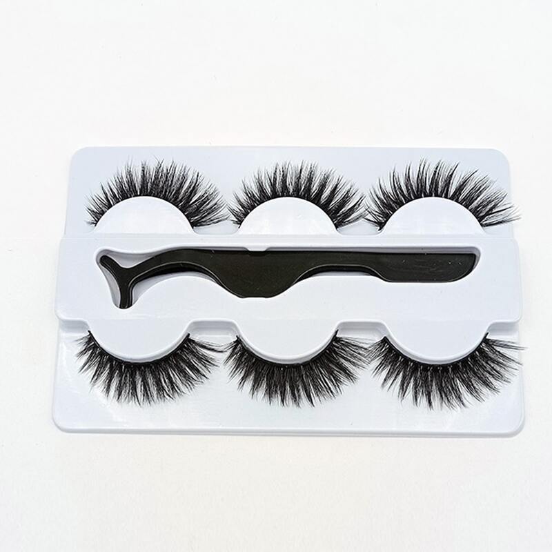 

3pairs Volume Eyelashes, Black