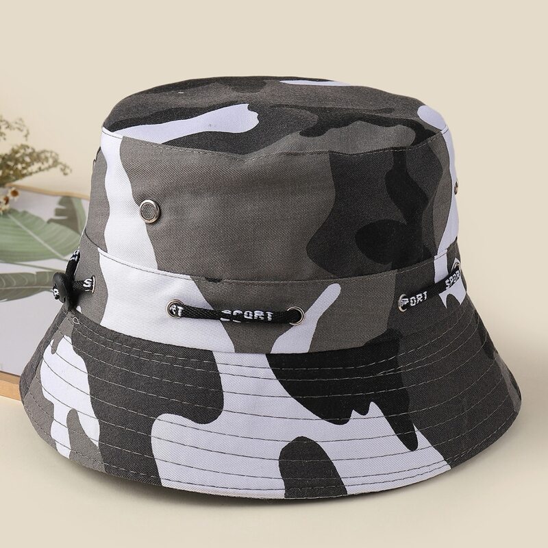 

Camo Print Bucket Hat, Multicolor