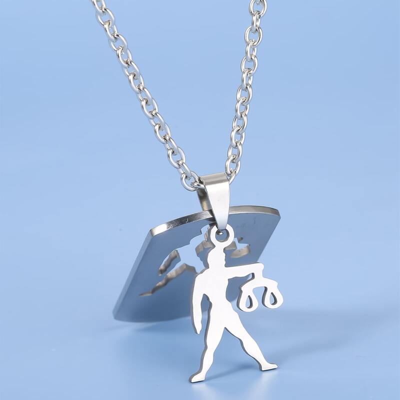 

Guys Constellation Pendant Necklace, Silver
