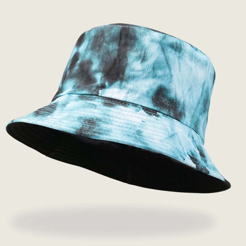 

Marble Print Bucket Hat, Multicolor