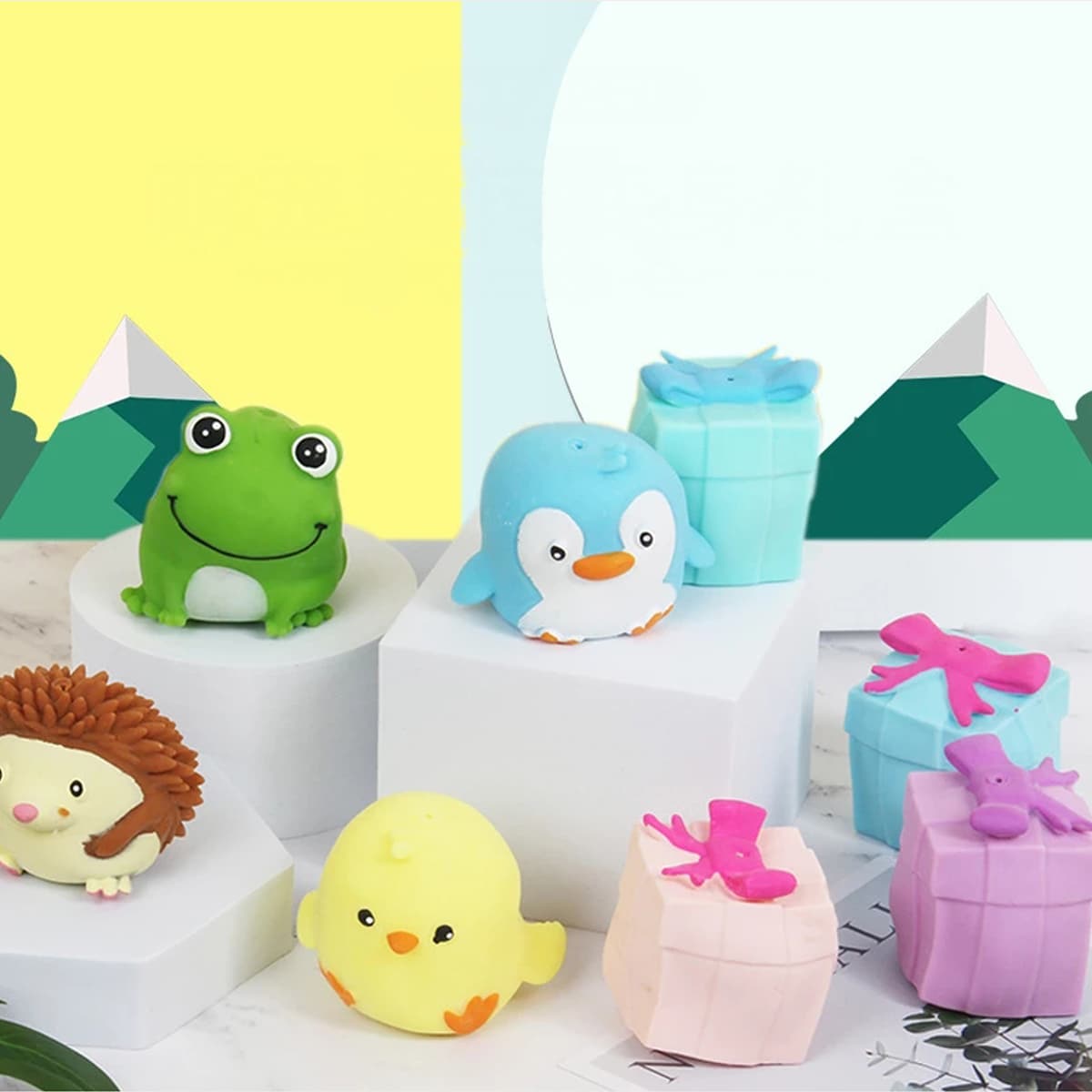 

1pc Cartoon Design Decompression Toy, Multicolor