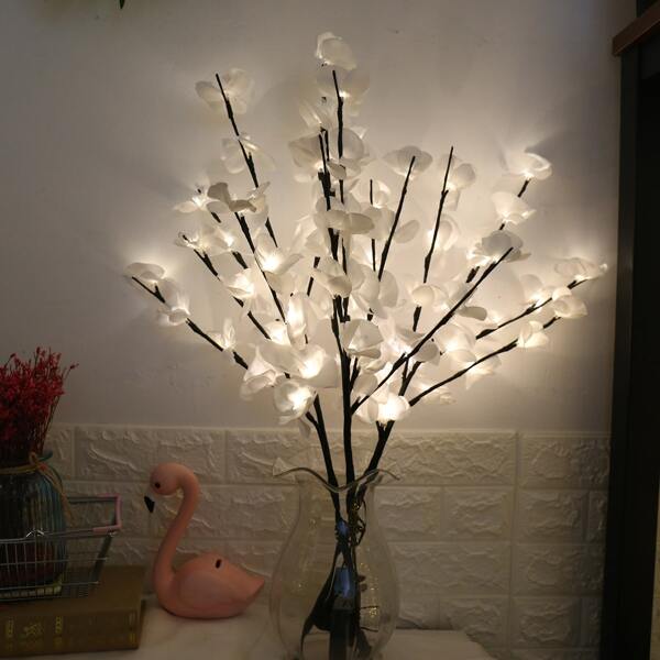 

1pc Tree Branch Design Decorative Light, Yellow
