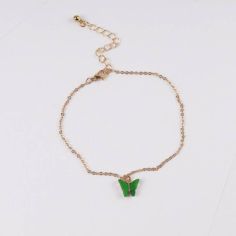 

Butterfly Decor Bracelet, Green