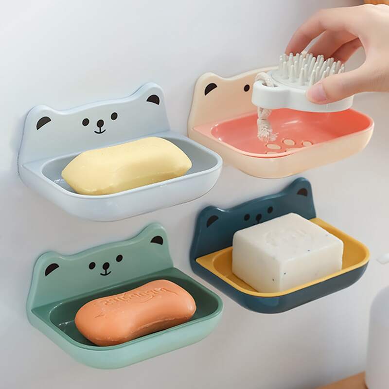 

1pc Cartoon Design Random Soap Dish Holder, Multicolor