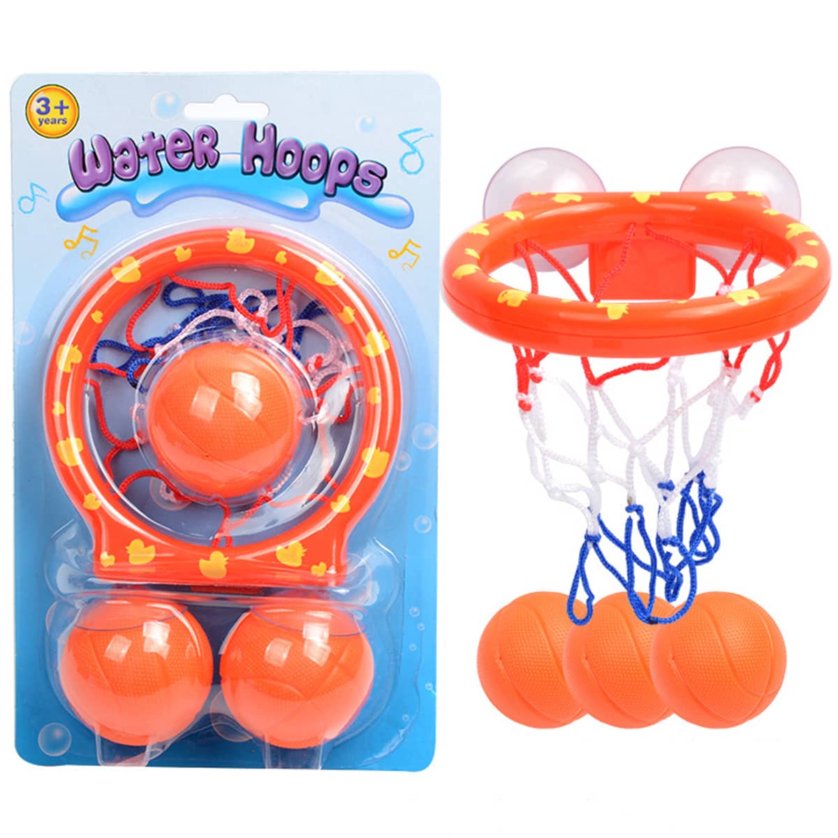 

1set Kids Shooting Basketball Bath Toy, Multicolor