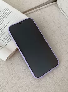 1入組拼接框手機殼和1入組屏幕鋼化膜 - 紫色 - 查看 4