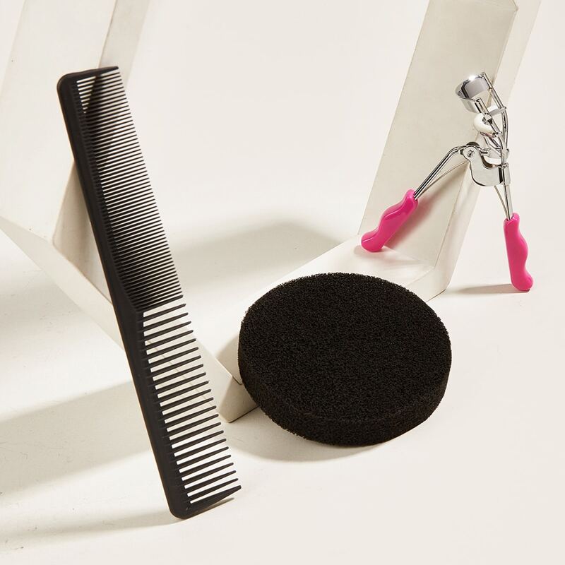 

4pcs Makeup Tool Set, Black