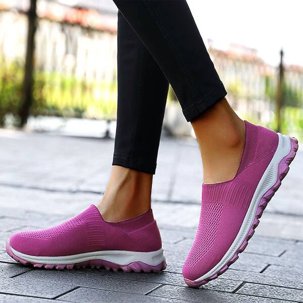 

Slip On Low Top Running Shoes, Purple
