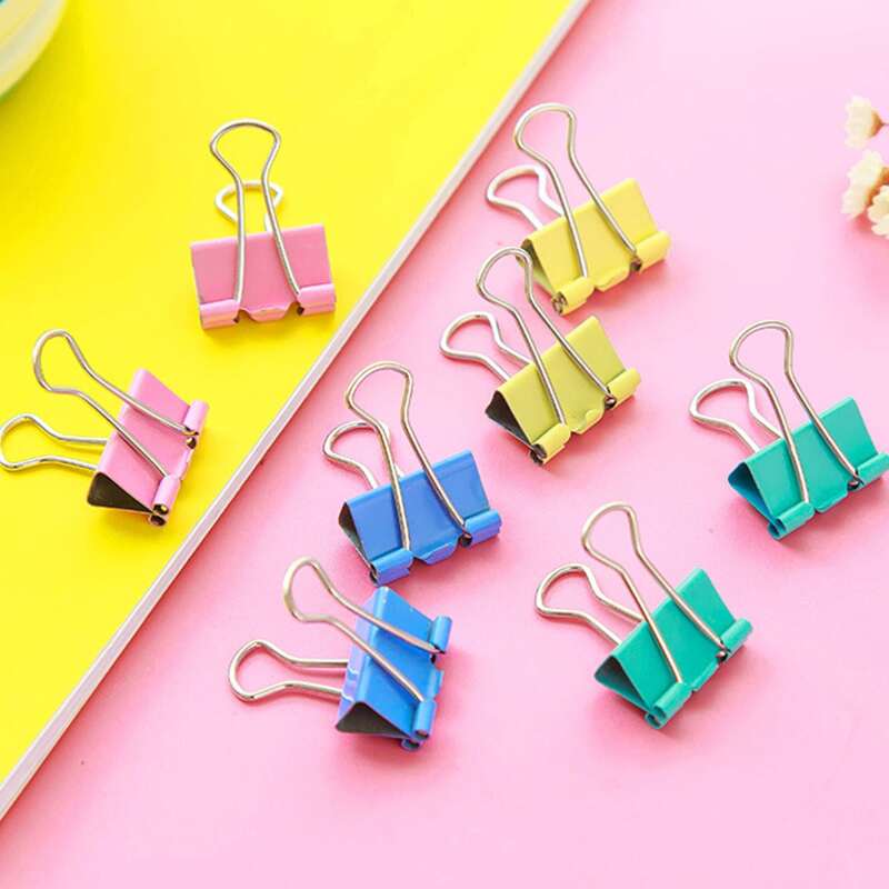 

10pcs Random File Clip, Multicolor