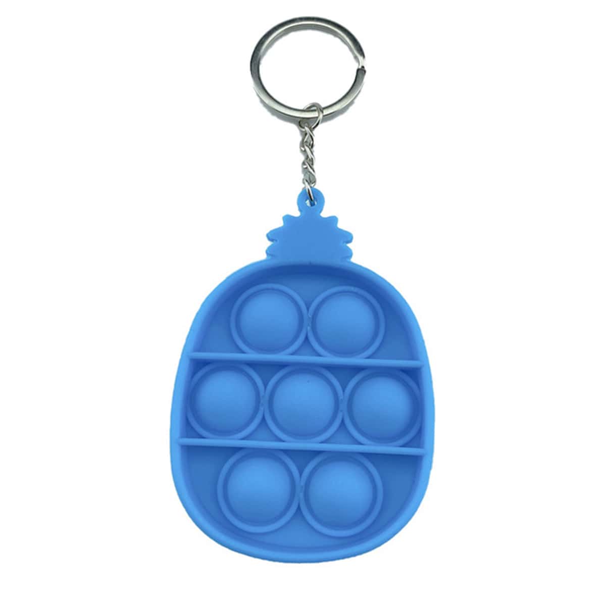 

1pc Pineapple Stress Relief Bubble Toy, Blue