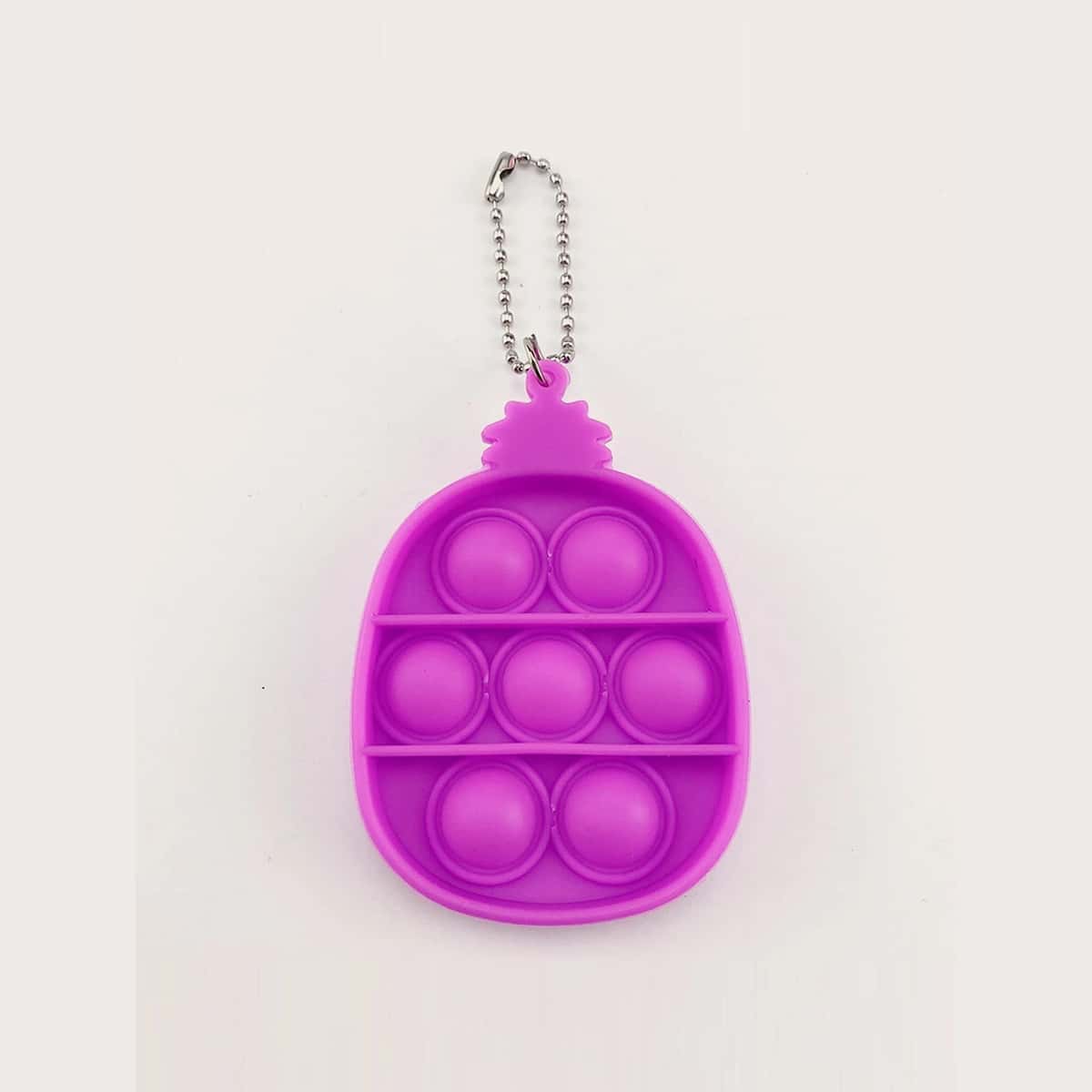 

1pc Pineapple Stress Relief Bubble Toy, Purple