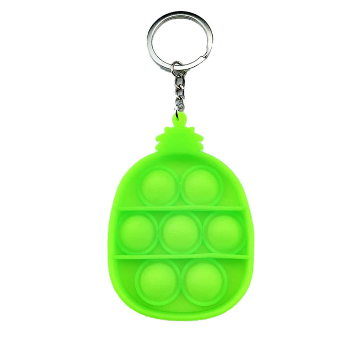 

1pc Pineapple Stress Relief Bubble Toy, Lime green