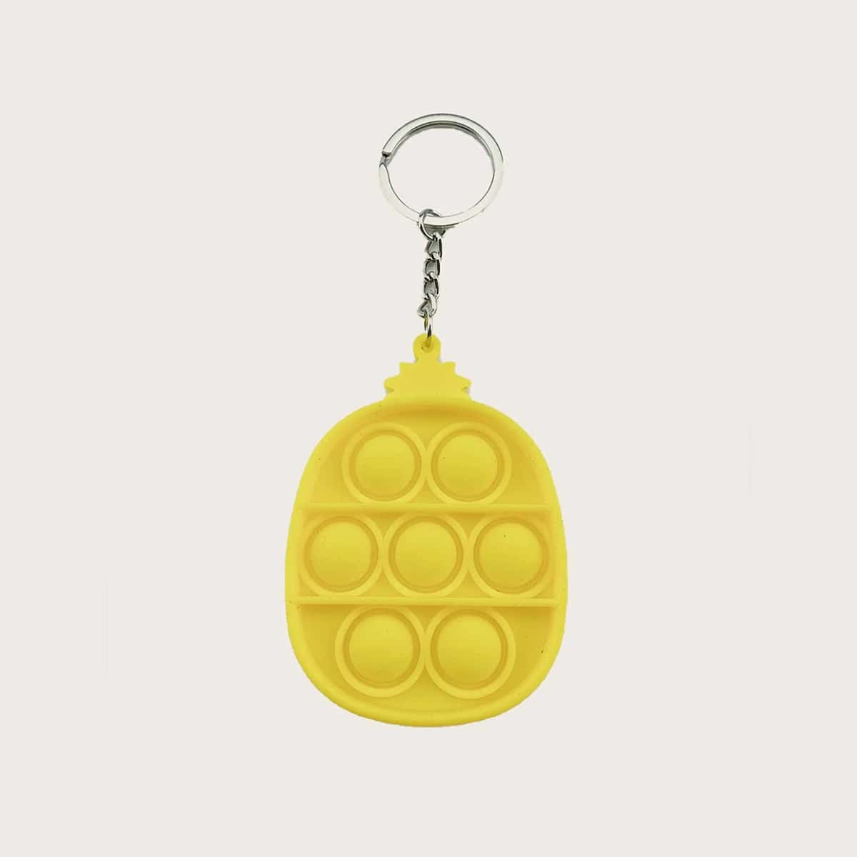 

1pc Pineapple Stress Relief Bubble Toy, Yellow