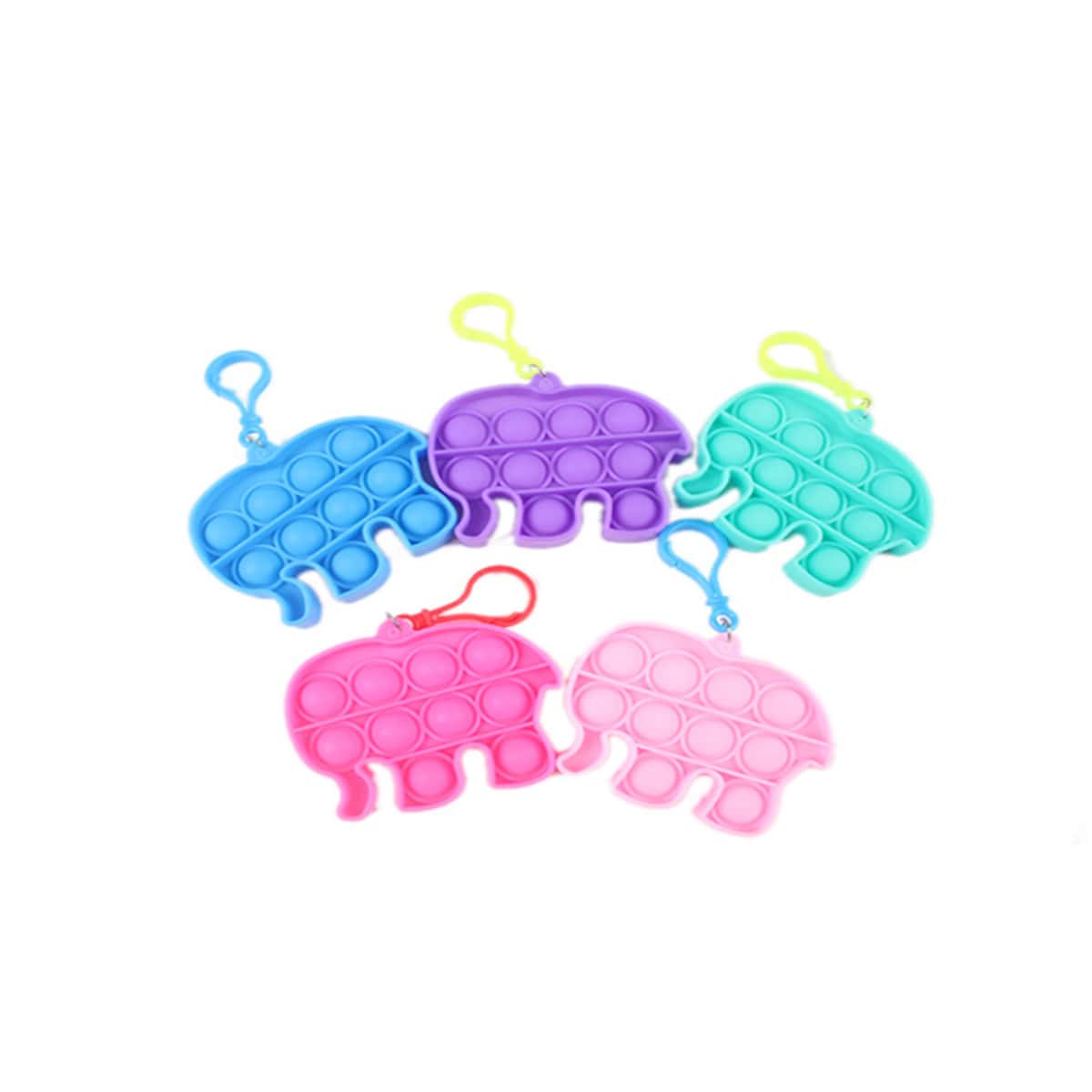 

1pc Random Elephant Stress Relief Bubble Toy, Multicolor