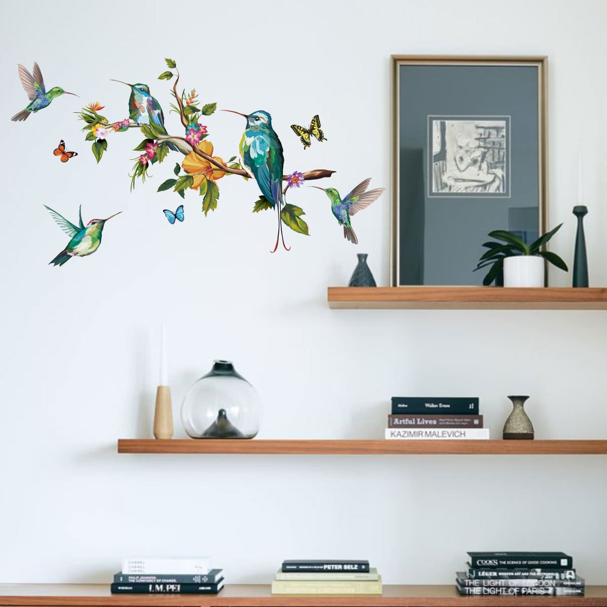 

Butterfly & Bird Wall Sticker, Multicolor