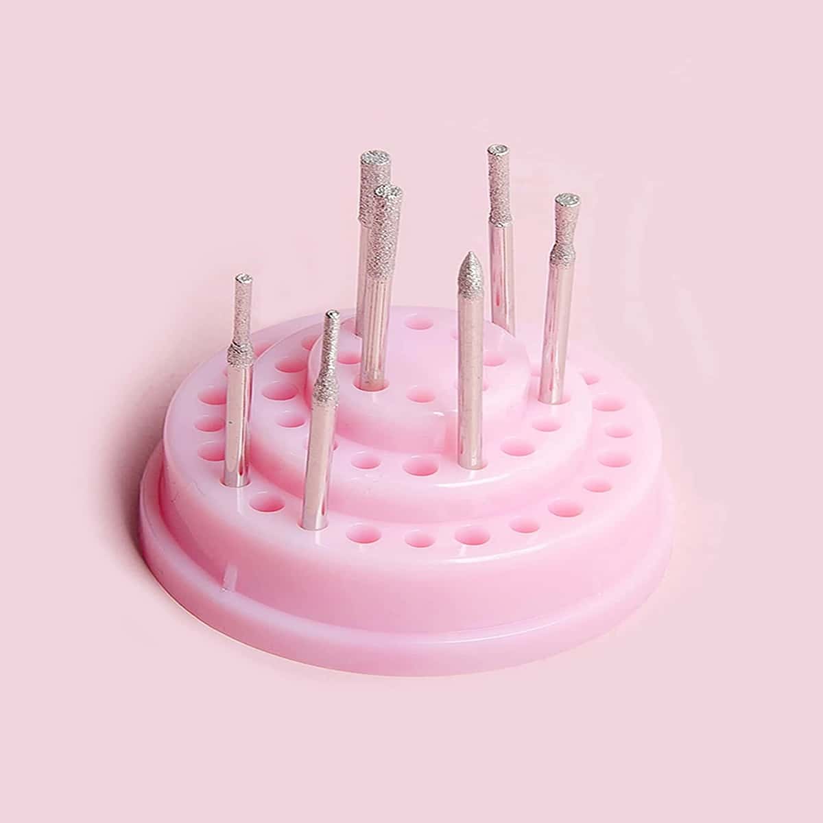 

1pc Nail Polisher Storage Box, Pink