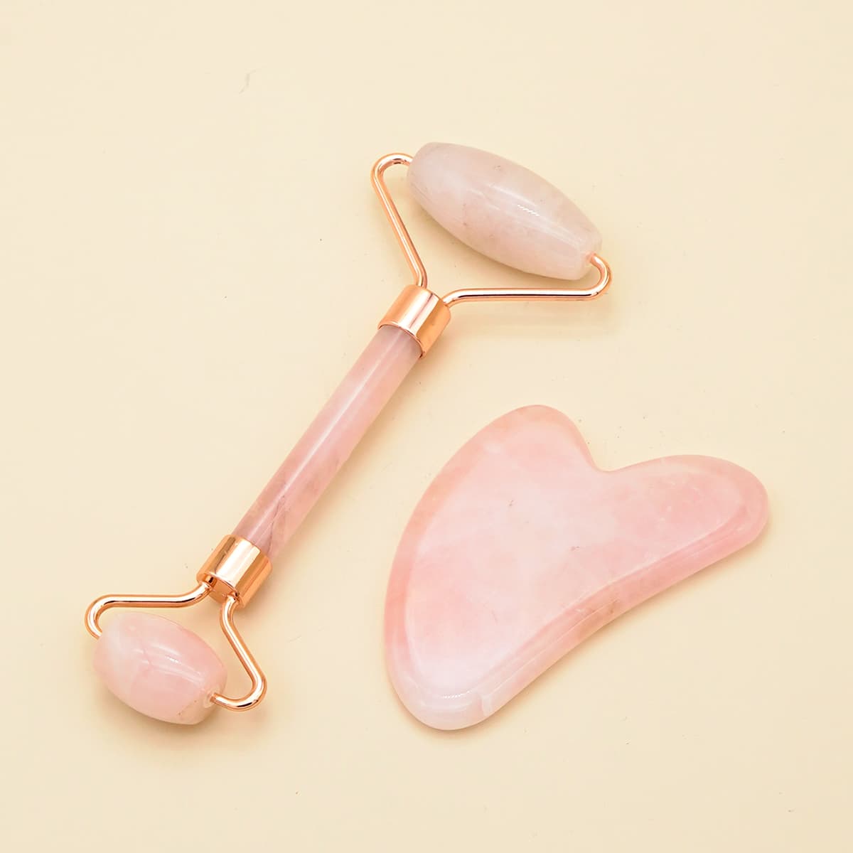 

1pc Massage Board & 1pc Roller, Baby pink
