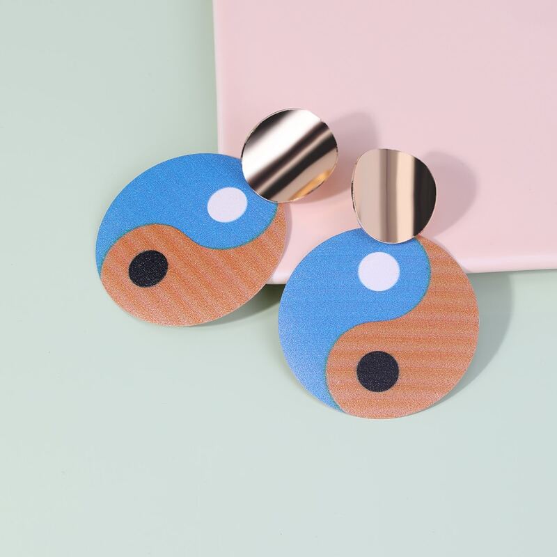 

Yin & Yang Drop Earrings, Multicolor