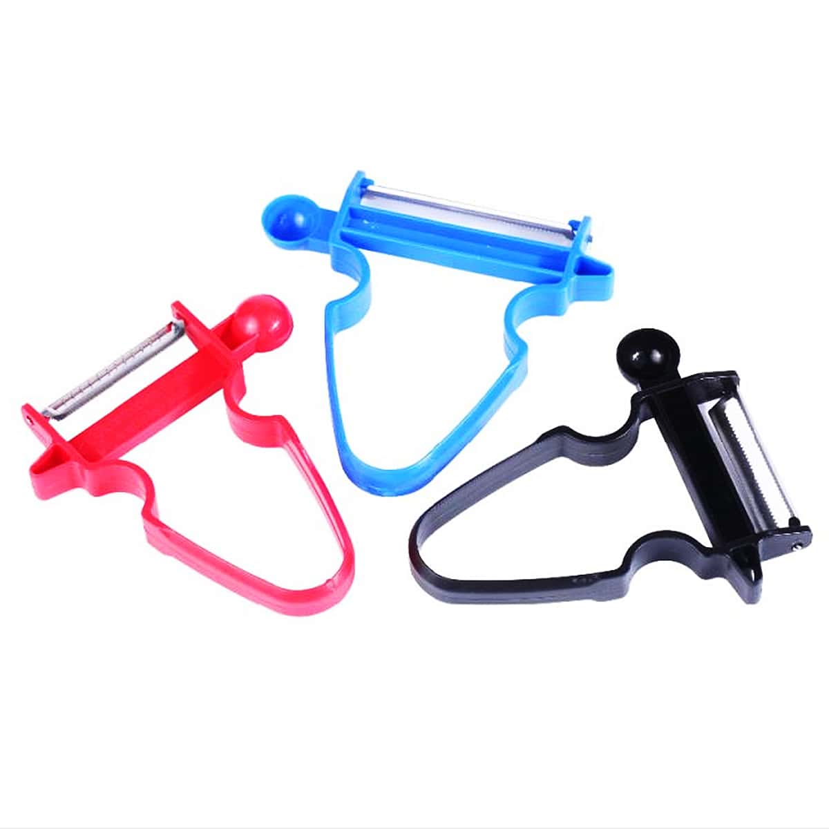 

3pcs Multifunction Peeler, Multicolor