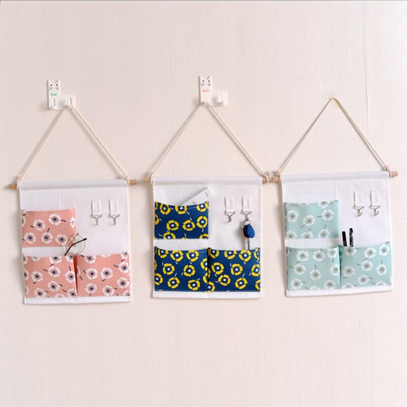 

1pc Random Floral Hanging Storage Bag, Multicolor