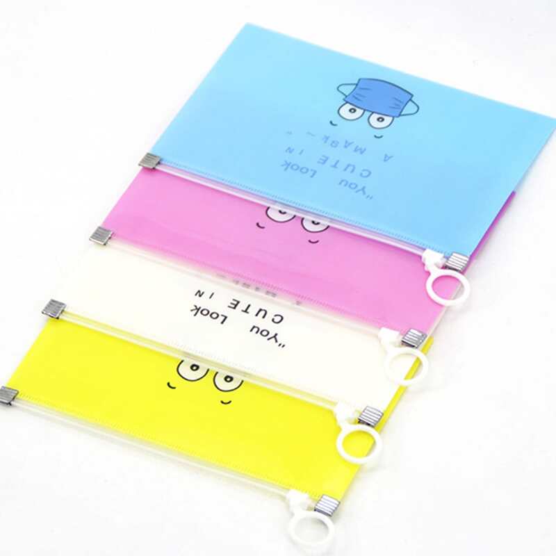 

1pc Random Cartoon Face Cover Bag, Multicolor