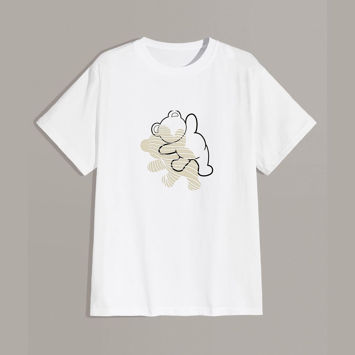 

Guys Cartoon Graphic Tee, White
