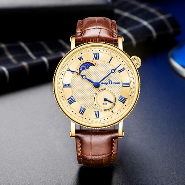 

Men Round Pointer Quartz Watch