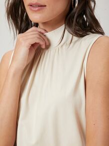 MOTF PREMIUM STAND COLLAR TOP