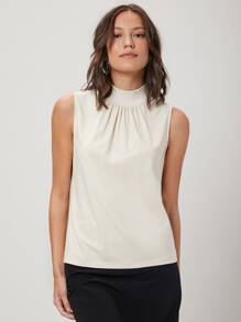 MOTF PREMIUM STAND COLLAR TOP