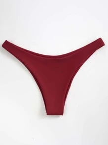 Braga bikini con abertura alta - Burdeos - Ver 3