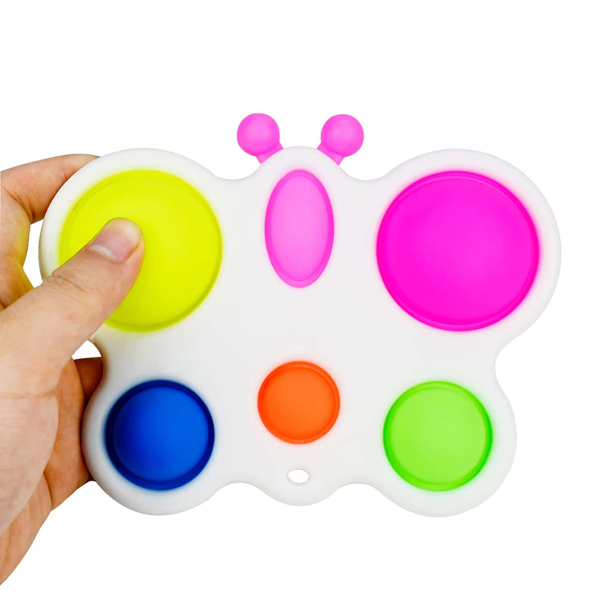 

1pc Random Butterfly Stress Relief Bubble Toy, Multicolor