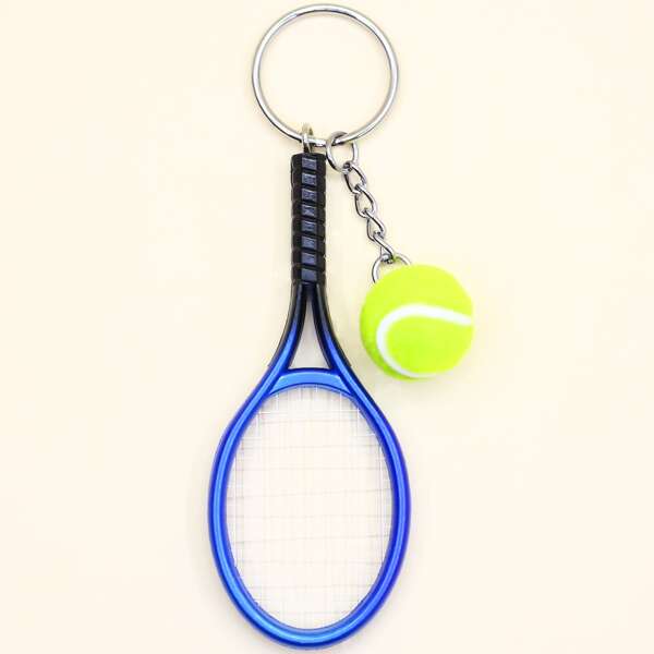 

Tennis Racket Keychain, Multicolor