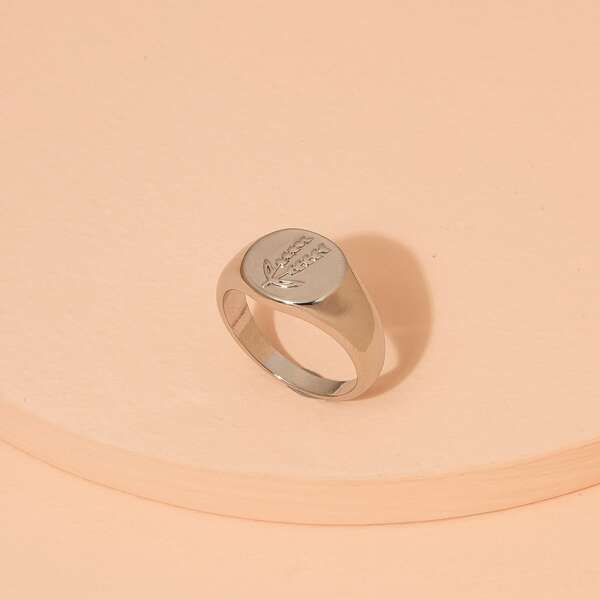 

Simple Alloy Ring, Silver