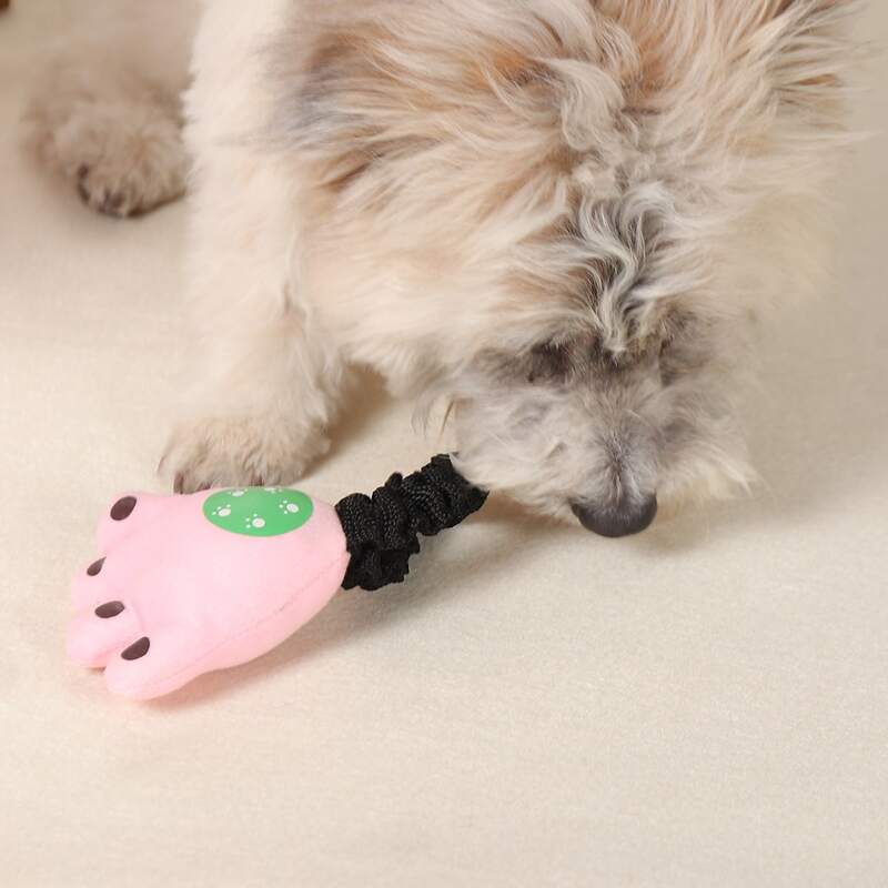 

Hand Shaped Pet Sound Toy, Pink