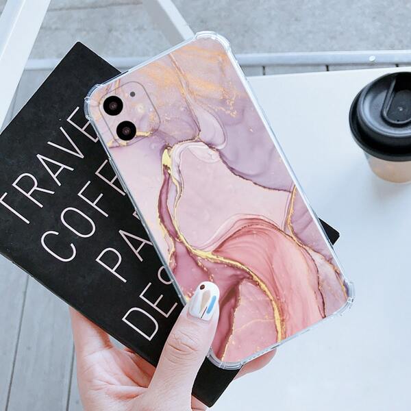 

Marble Pattern Phone Case, Multicolor