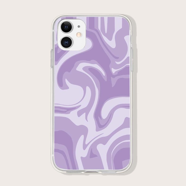 

Flowing Liquid Phone Case, Mauve purple