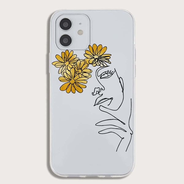 

Line Art Clear Phone Case