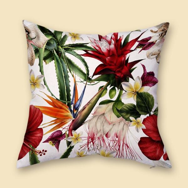 

Floral Pattern Cushion Cover Without Filler, Multicolor