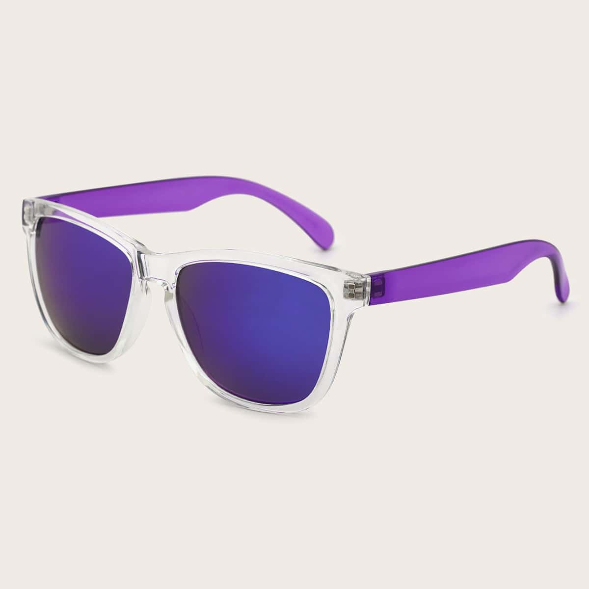 

Tinted Lens Clear Frame Sunglasses