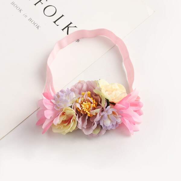 

Toddler Girls Flower Decor Hair Band, Multicolor