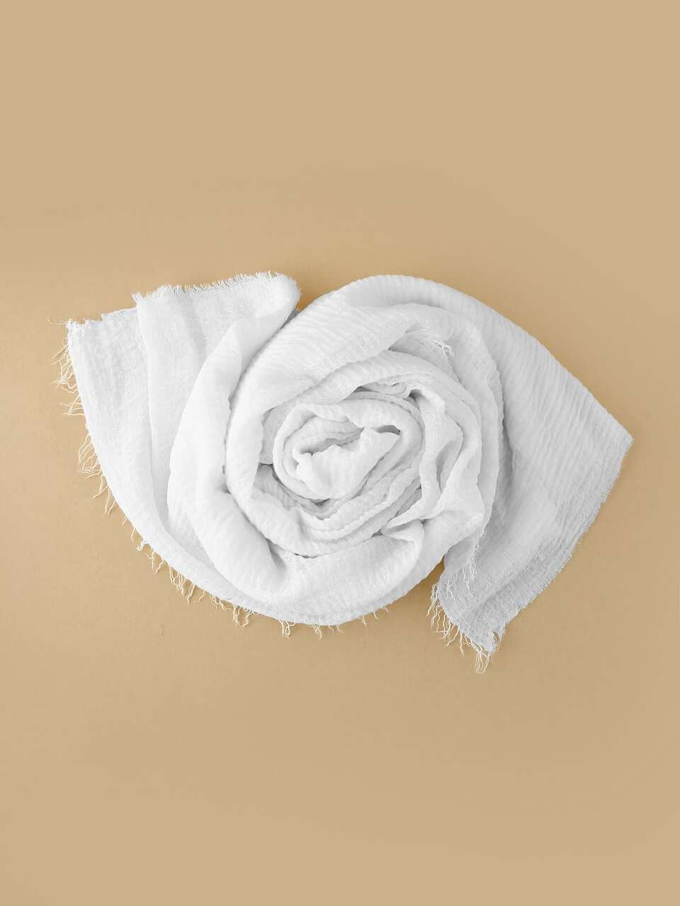 1pc Abaya Accessories Linen Blend Scarf, Solid Color Headscarf, Sunscreen Casual Scarf, Suitable For Daily Wear Headband Soft Hijab Winter Fall Veiled Clothes