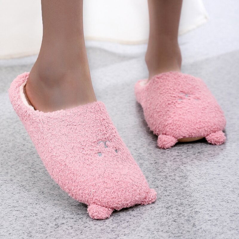 

Cartoon Design Bedroom Slippers, Pink