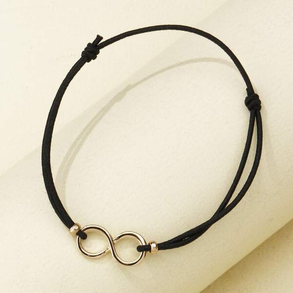 

Infinity Detail Bracelet, Black