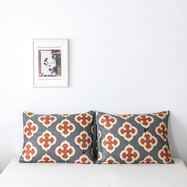

1pair Graphic Print Pillowcase Without Filler, Multicolor
